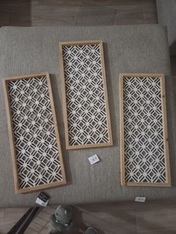 Wood Wall Art Set