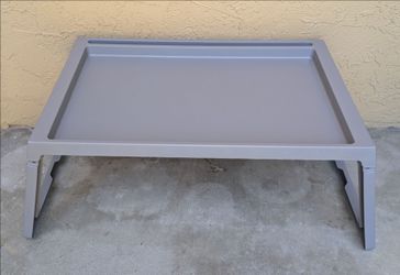 Ikea KLIPSK bed tray grey