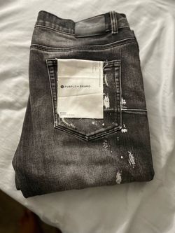 Purple jeans