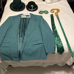 THE RIDDLER men’s Halloween Costume (custom Made)