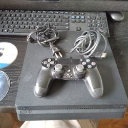 PS4 with Cords And 3 Games