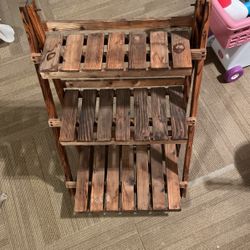 Wood Foldable Shelf