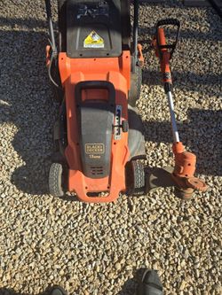 Black & Decker electric Weed Eater + Lawn Mower