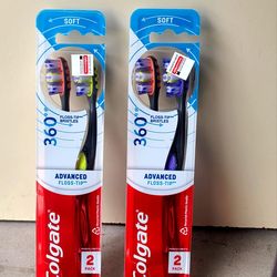 Colgate 360 total toothbrush 2ct