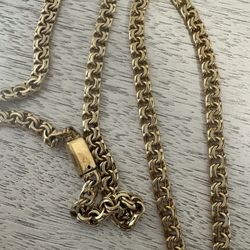 10K Chino Link Necklace 