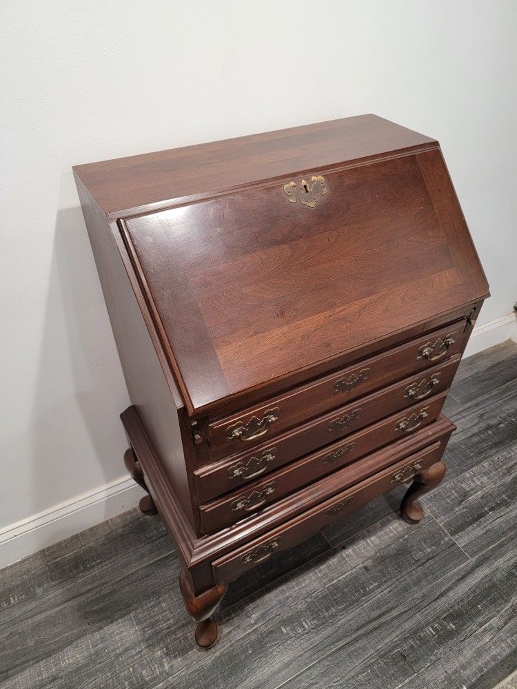 Queen Anne Style Secretary Desk