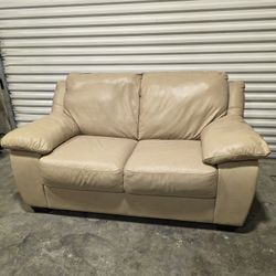 Genuine Leather Loveseat Italsofa By Natuzzi