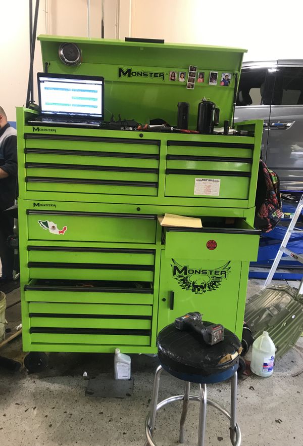 Monster Tool box and chest for Sale in Oak Lawn, IL OfferUp