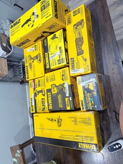 Dewalt tools all new
