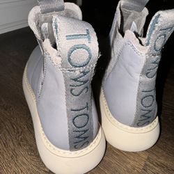 Tom’s Alpargato Mellow Chelsea Grey Boot Size 7