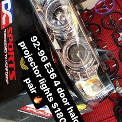 E36 4 Door Halo Projector Headlights