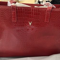 Vanessa Williams Elegant Embossed Tote Bag Weekender Bag