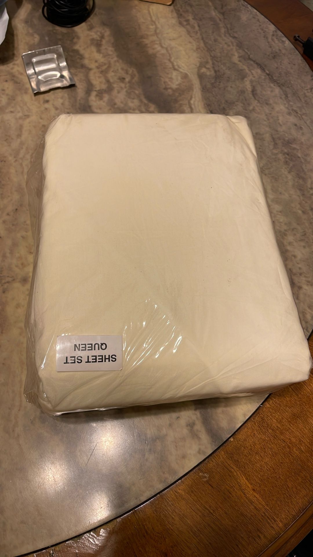 Queen Sheet Set Off-White Brand New