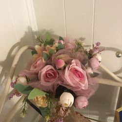 Quinceañera Tiara And Bouquet 