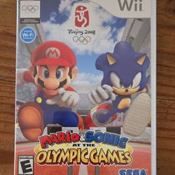 Wii Mario and Sonic At The Olympic Games Beijing.  Check Out My Other Listings For More Wii Games 