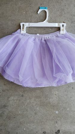 Tule purple skirt for kids
