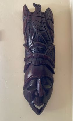 Vintage Hand-Carved Tribal Mask