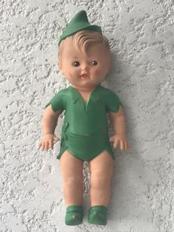 Vintage Peter Pan rubber doll
