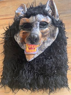 Scary wolf man costume