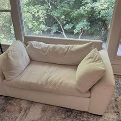 Modern 100% Down couch & love Seat