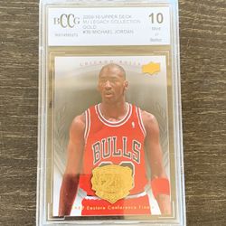2009 Upper Deck Legacy MICHAEL JORDAN Gold #39 PSA