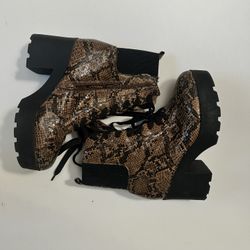 Snake Skin Boots