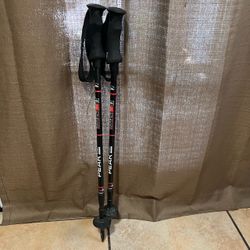 REI Co-Op PEAK UL Compact Carbon Fiber 140cm Collapsible Hiking Trekking Poles