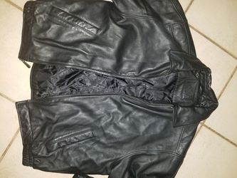 Croft and Barrow real leather jacket Sz L