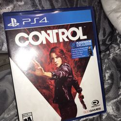 PS4 Control game disc 8.00