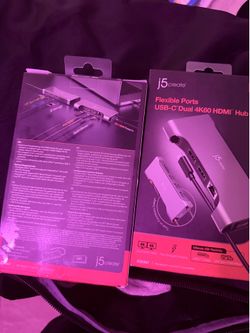 j5 create Flexible Ports USB-C*Dual 4K60 HDMI Hub