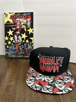 Harley Quinn snapback cap new and Harley Quinn graphic novel,