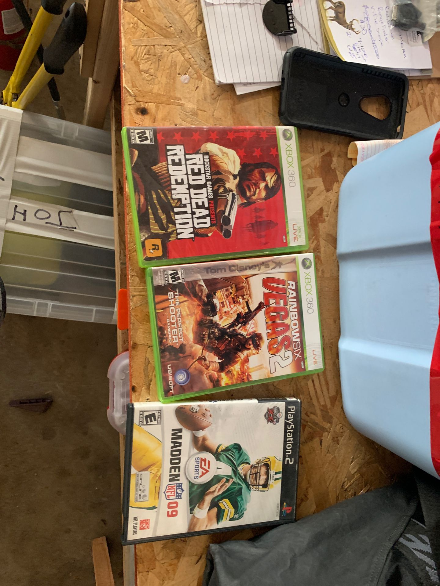 Xbox 360 & ps2 games