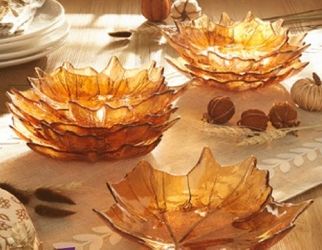 Juego de platos hoja Princess house $120 nuevos