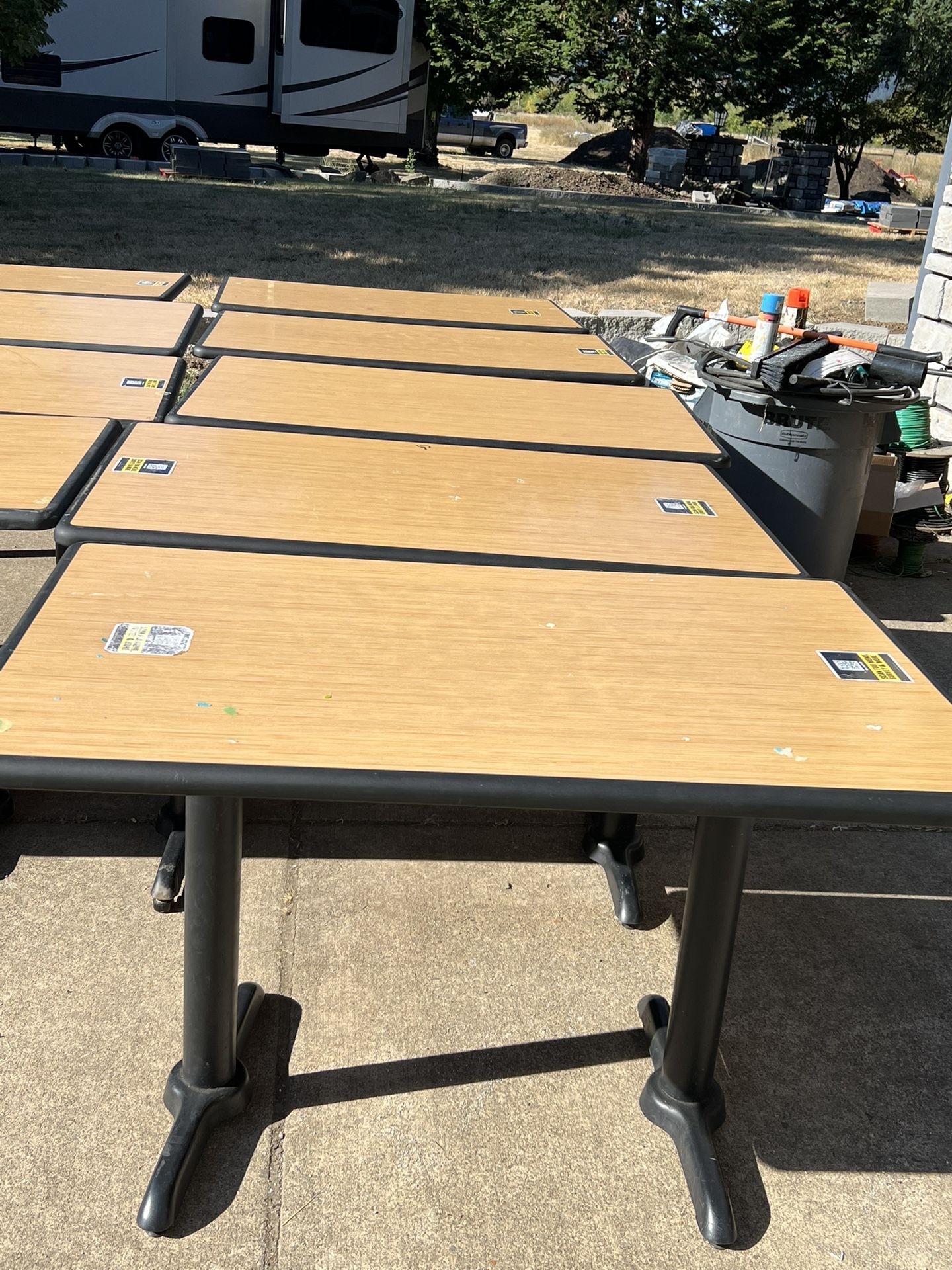 Tables Restaurant Grade 30” X 48” Birch Look