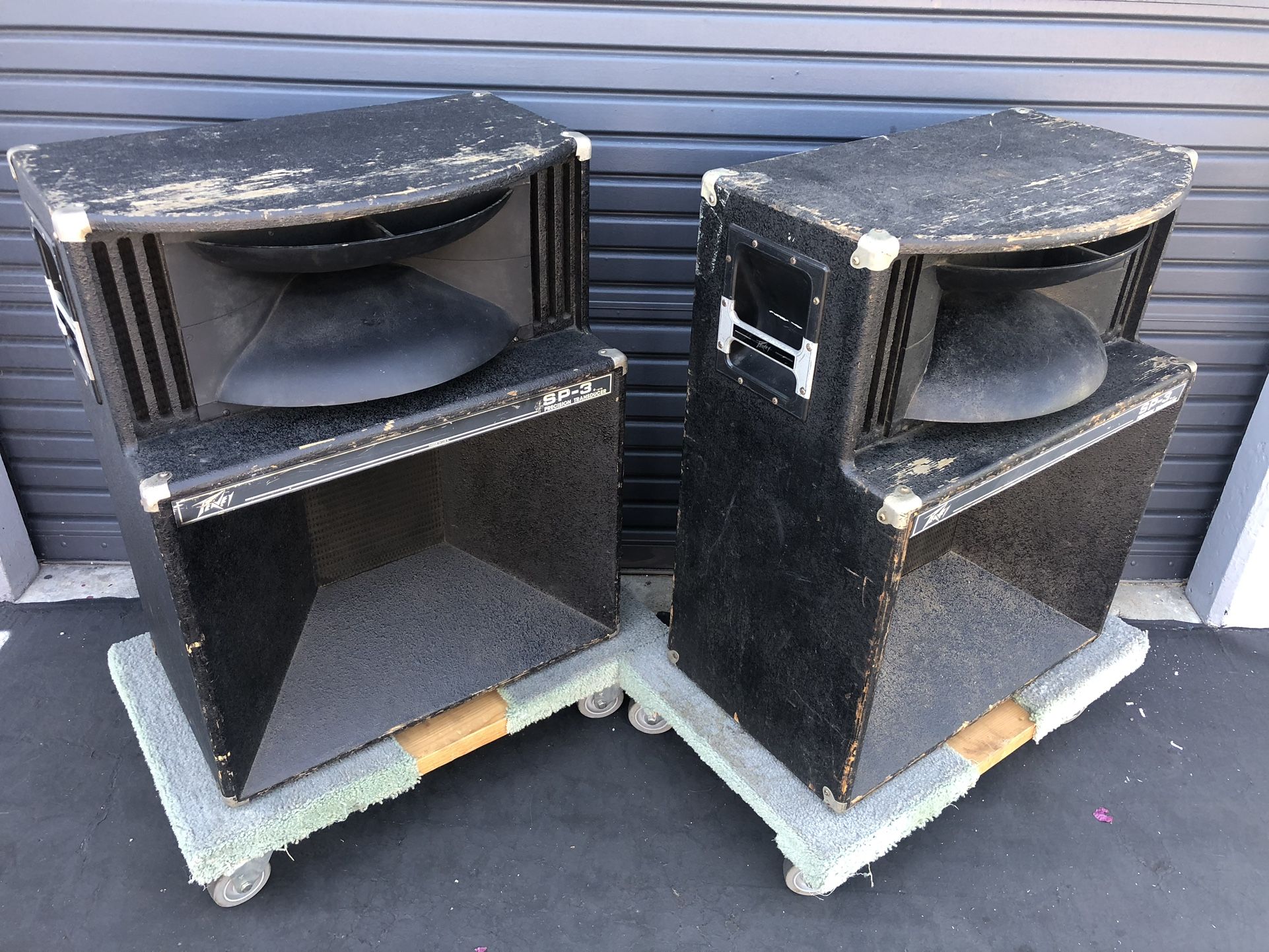 Working Peavey SP-3 Speakers Pair for $50