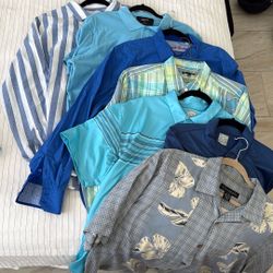 7 Mens Size XL Shirts Robert Graham, Jared lang, Callaway 