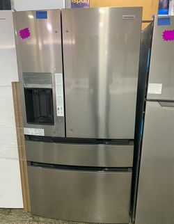Refrigerator Stainless Steel 4 Doors- Take it Today Pay Later Ask for Details!