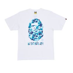 Bape Tee Blue Camo