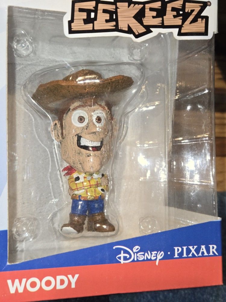 Disney Pixar Woody Figure 4" Hand-Painted Collectible Eekeez Toy Story