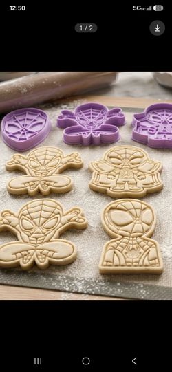 Spider man cookie cutters