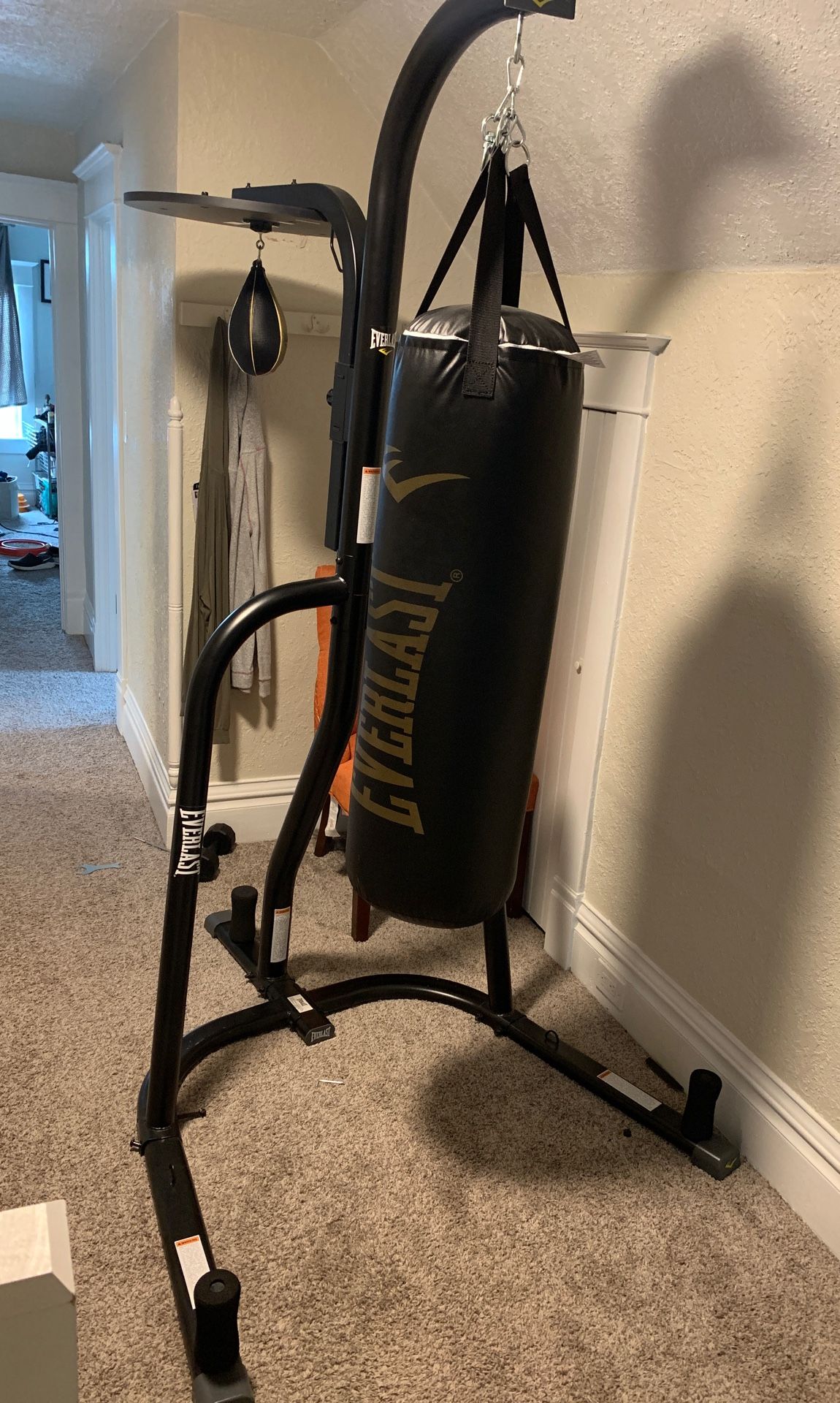 Boxing Bag, Speed Bag, and Stand