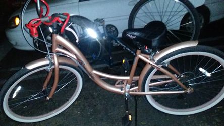 rose gold kent bike