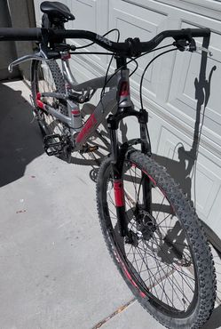 Diamondback Recoil Full Suspension MTB LG 21-Speed Disc Brake Gray/Red