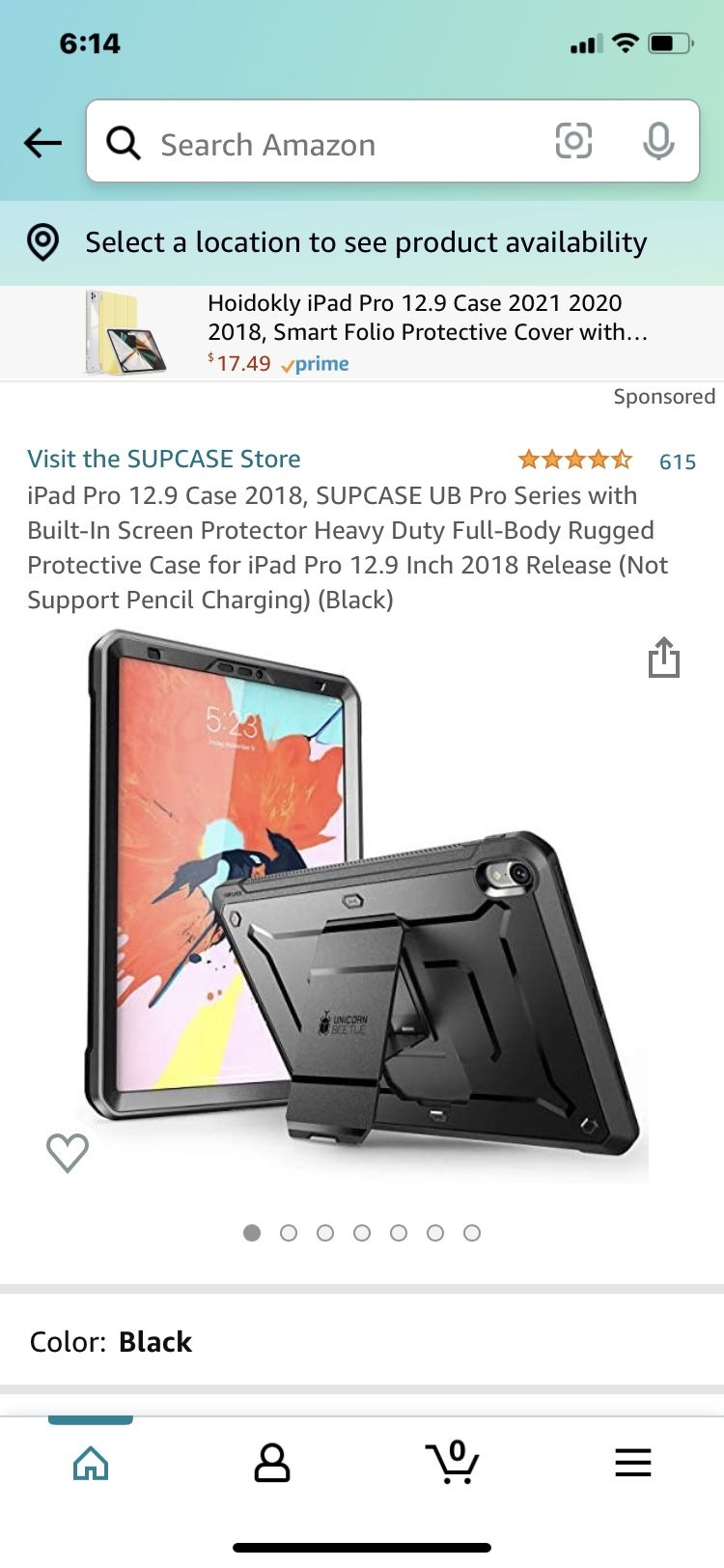 iPad 12”pro Case $50