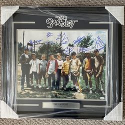 The Sandlot Framed Photograph With Authentic Cast Signatures