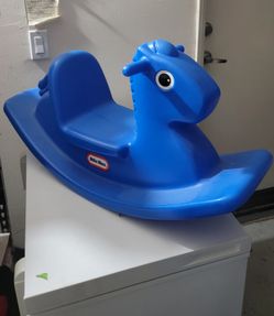 Little tykes blue rocking horse