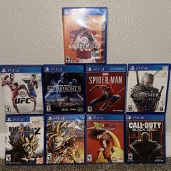 PS4 Games *only $10 EACH*
