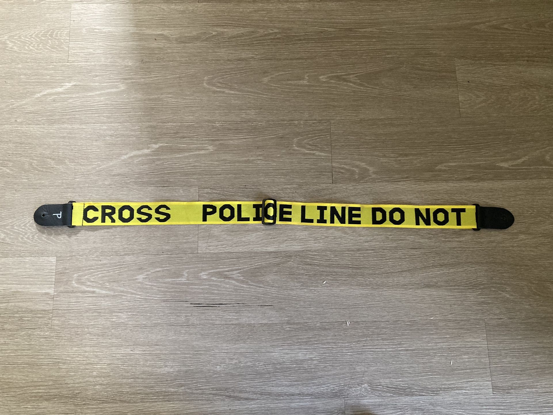 Police Line Do Not Cross Guitar Strap