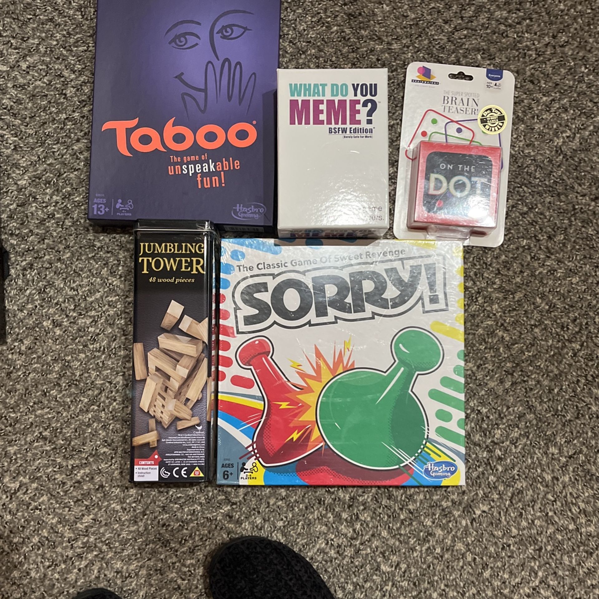 5 Brand new (Board) Games