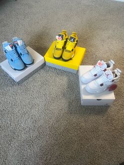Air Jordan 4 Sneakers Bundle – 3 Pairs